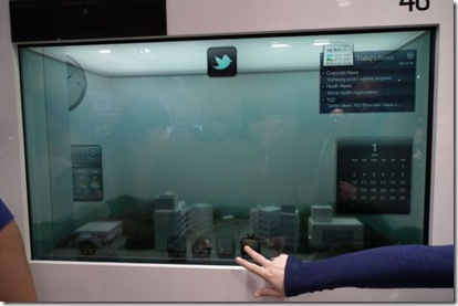 Televisión solar y transparente de Samsung