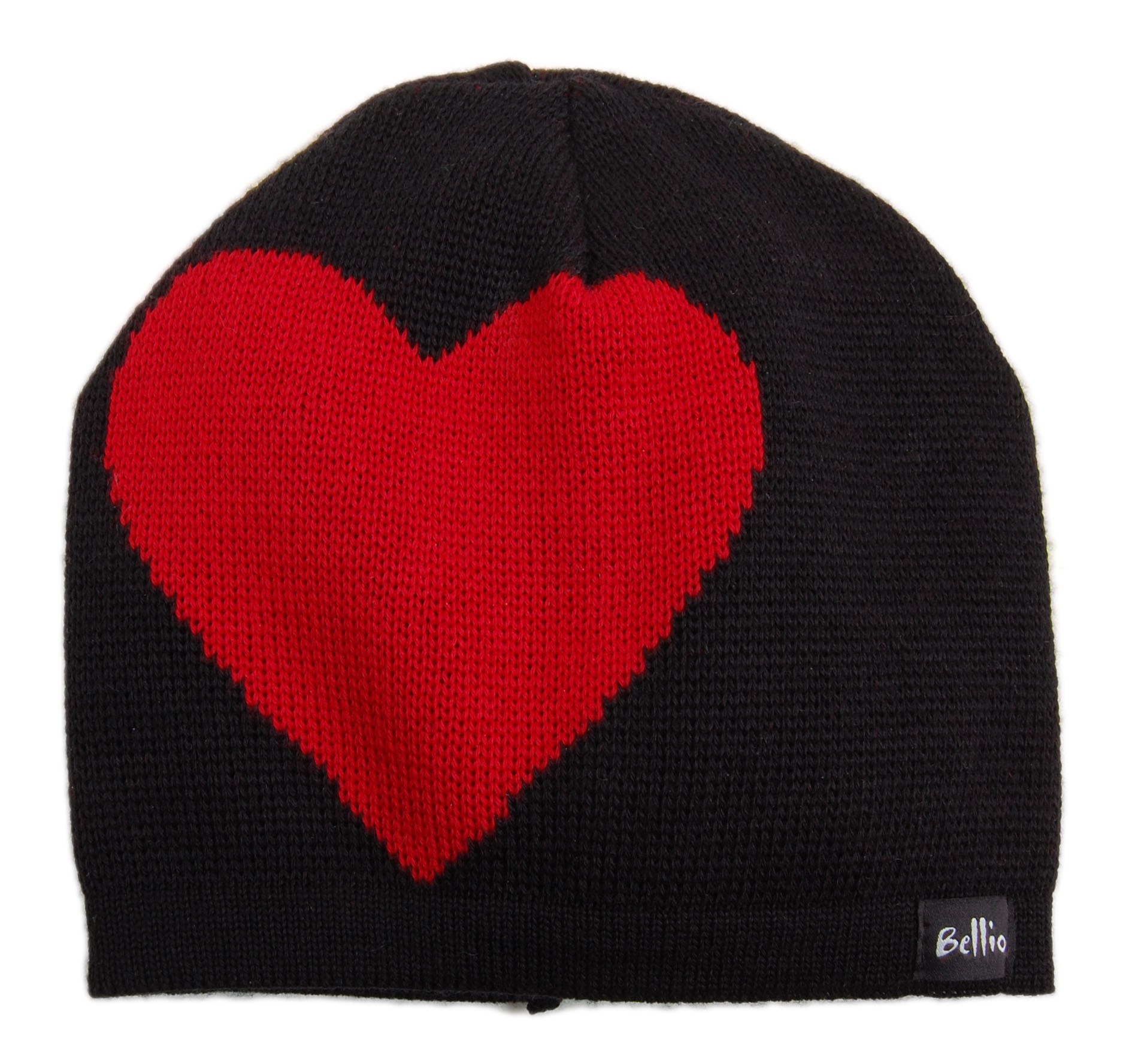 Gorros de lana ecológica CORAZÓN de BELLIO