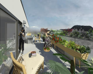 El edificio de consumo nulo de Hunosa