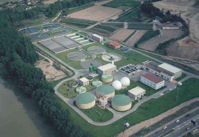 Vertidos de la depuradora de Logroño
