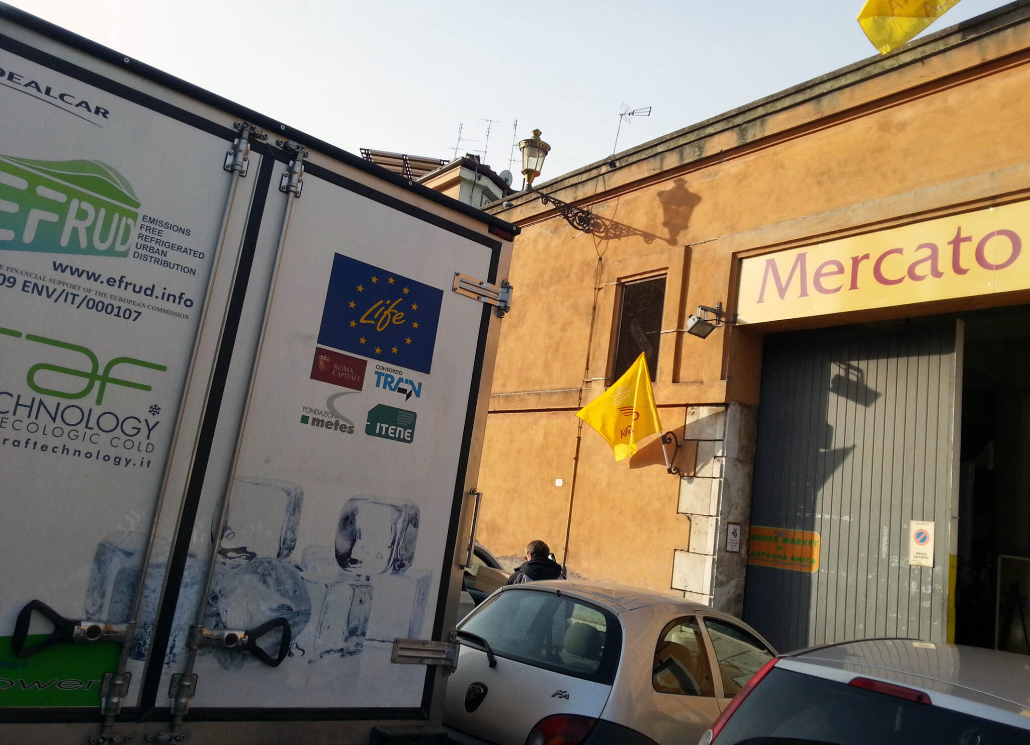 Una nueva solución de transporte urbano de mercancías permite reducir más de un 11% el consumo de combustible