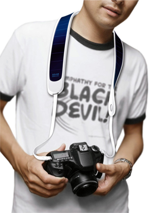 Solar Gallus: Una correa con paneles solares