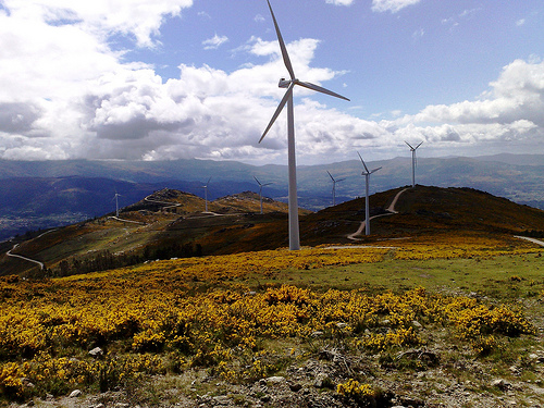 El sector de la energía eólica se paraliza en Castilla y León