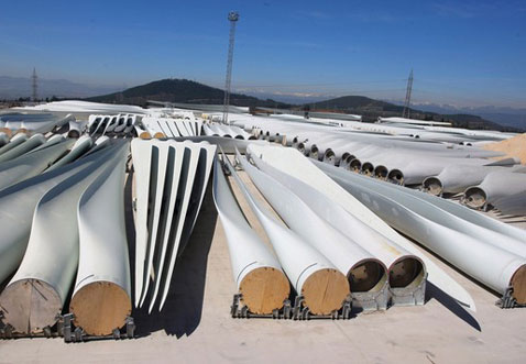 La energía eólica y el reciclaje