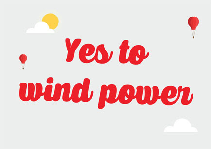 Campaña ‘Yes to Wind Power’