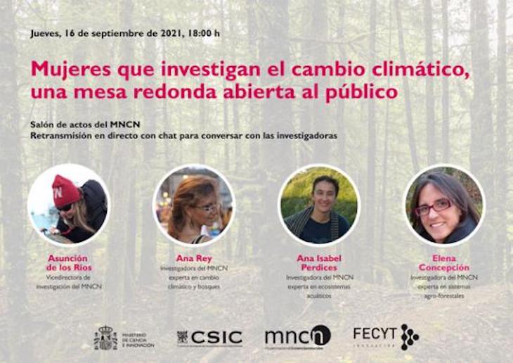 Mesa redonda de investigadoras del MNCN abierta al público