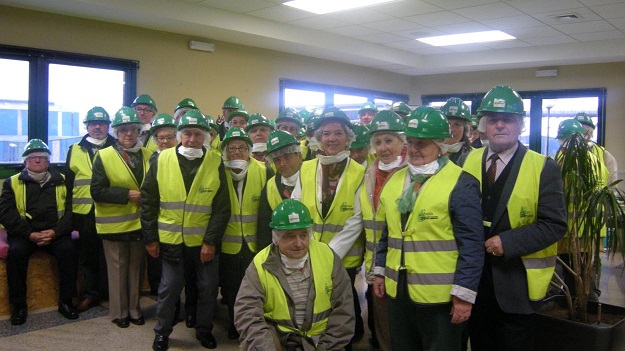 Galicia. Asociación Ribasaltas de Monforte de Lemos visitan el Complejo Medioambiental de Sogama