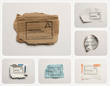 Tarjetas de presentación eco…