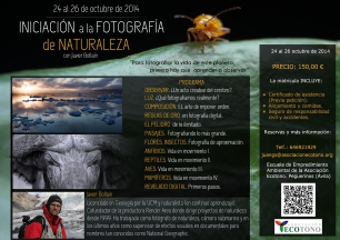 Iniciación a la fotografía de Naturaleza