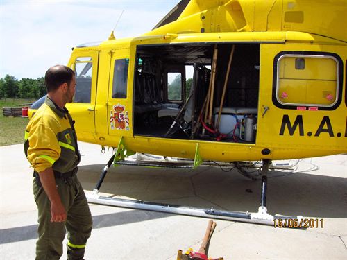 El fuego arrasa el doble de superficie forestal en enero de este año