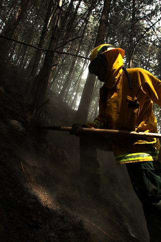 Emergencia por incendios forestales