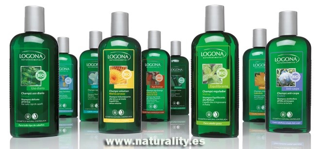 Champús ecológicos LOGONA