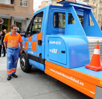 Toda la flota de vehículos de Madrid Movilidad será verde en enero