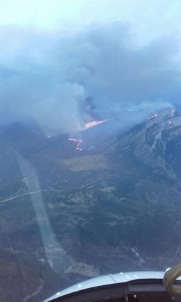 APNs vigilan el incendio de Fanlo