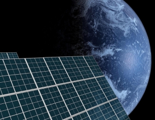 Celdas solares en la luna