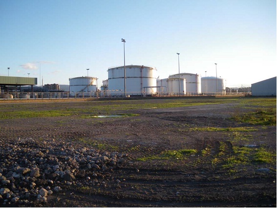 Asturias. Centro de transferencia de residuos del Musel