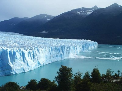 Los glaciares en la cordillera de los Andes retroceden