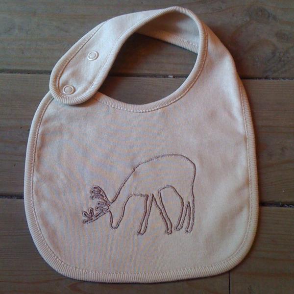 Conjunto camiseta + 3 baberos algodon organico