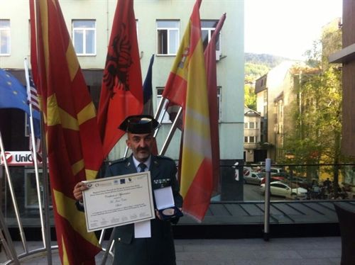 El jefe del Seprona de Segovia recibe la Mellada de Honor de Naciones Unidas por su defensa de la capa de ozono