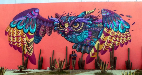 Un artista mexicano busca salvar especies en extinción con murales gigantes