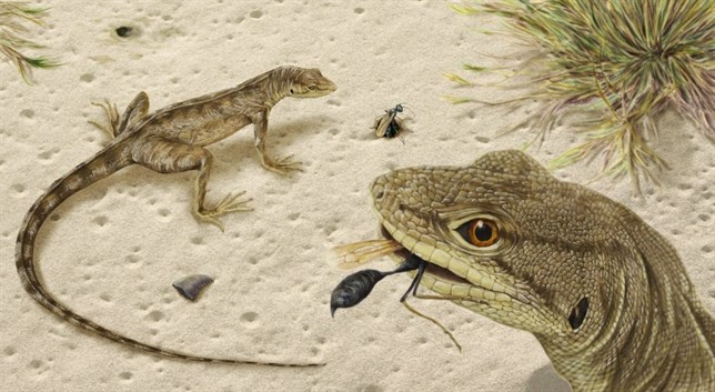 Un lagarto que vivió con dinosaurios redefine el pasado de la especie