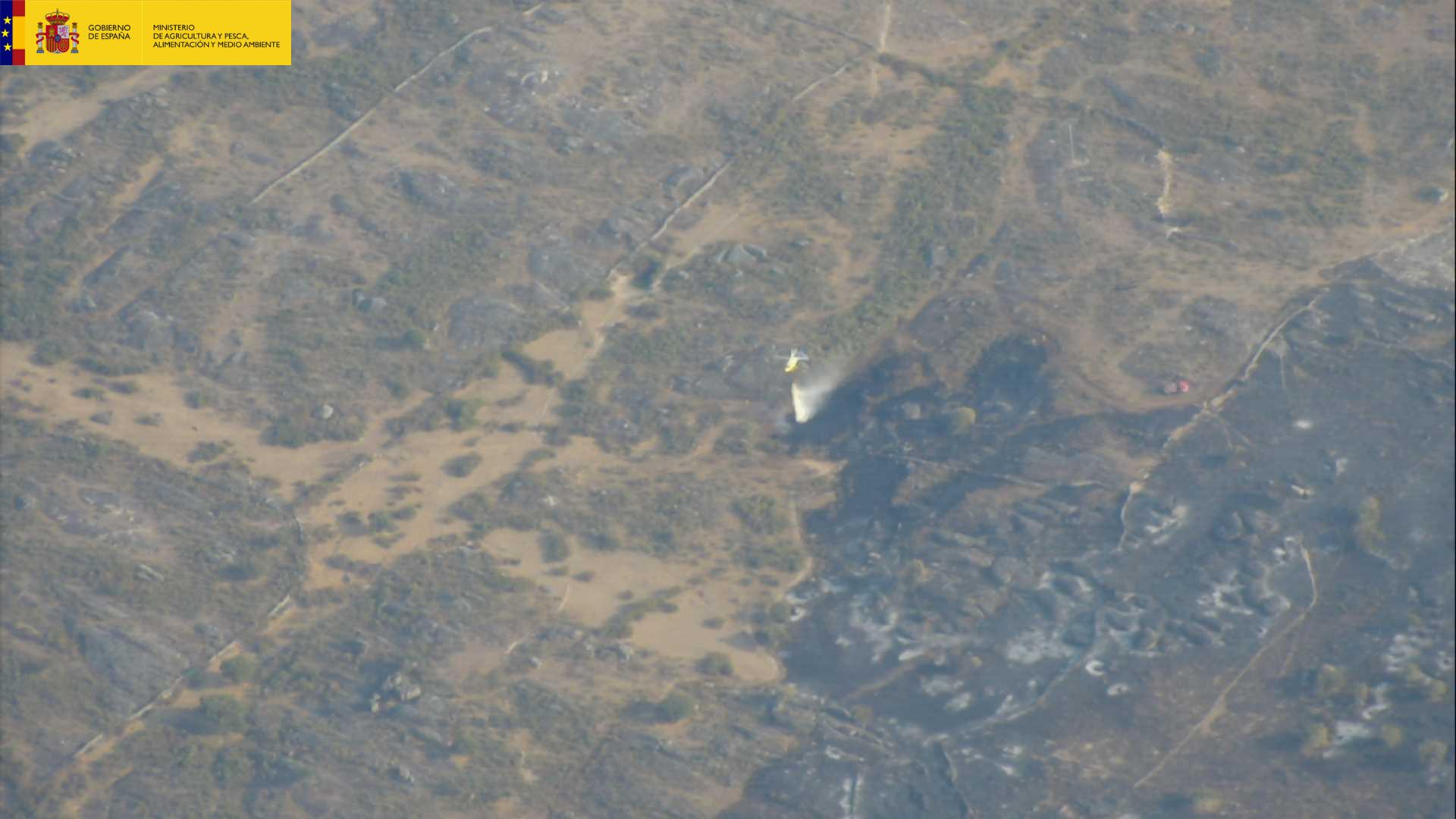 El MAPAMA moviliza 12 medios aéreos y 3 Brigadas de especialistas para la extinción de los incendios forestales declarados en León