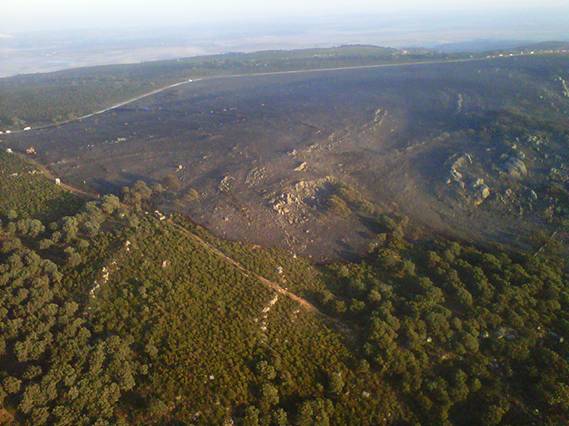 Barbate (Cádiz) quiere recuperar del ejercito la Sierra de El Retín tras el incendio del pasado fin de semana