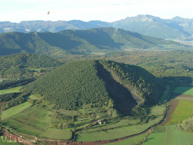 Volcán Croscat la última erupción de la península