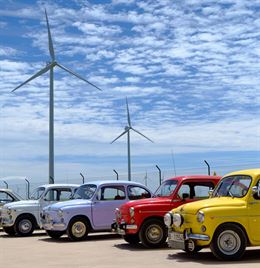 Los parques eólicos del Grupo Vapat en Burgos acogen los históricos "seillas"