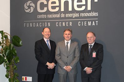 Visita de la Embajada Británica a CENER