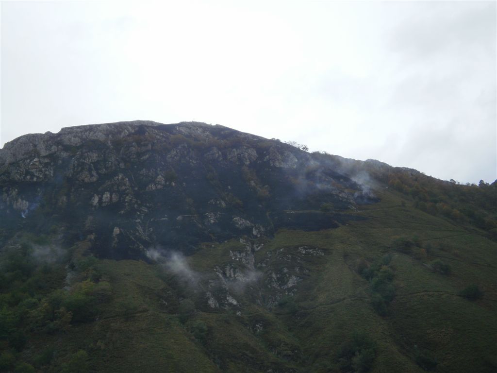 Otro incendio forestal en el Parque Nacional de Picos de Europa
