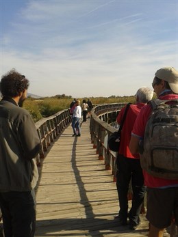 Un grupo de periodistas del norte de Europa conocen Cabañeros