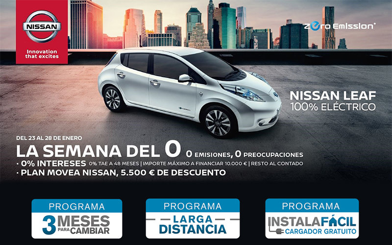 Nissan busca vender mucho más coches eléctricos