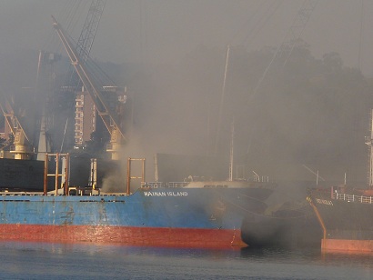 Asturias. El cuarto trimestre fue en el que mas subió la contaminación en Avilés