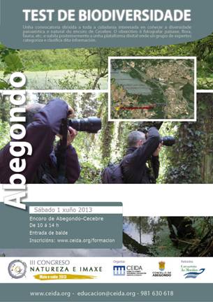 Test de biodiversidad en el embalse de CEREBRE (Galicia)