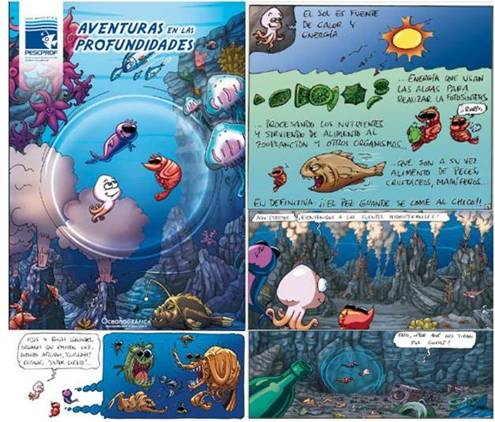 El cómic: Aventura en las Profundidades ayuda a los niños a conocer las reservas marinas