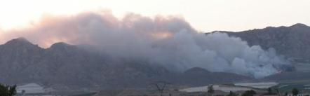 El incendio declarado en Romangordo (Cáceres) afecta a zonas de dehesa y ha afectado a unas 200 hectáreas