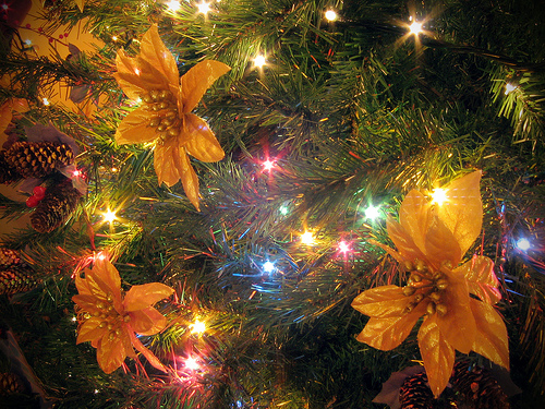 La iluminación navideña de bajo consumo ahorra hasta un 50% de energía