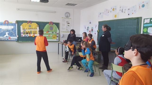 Los niños turolenses aprenden a reciclar jugando