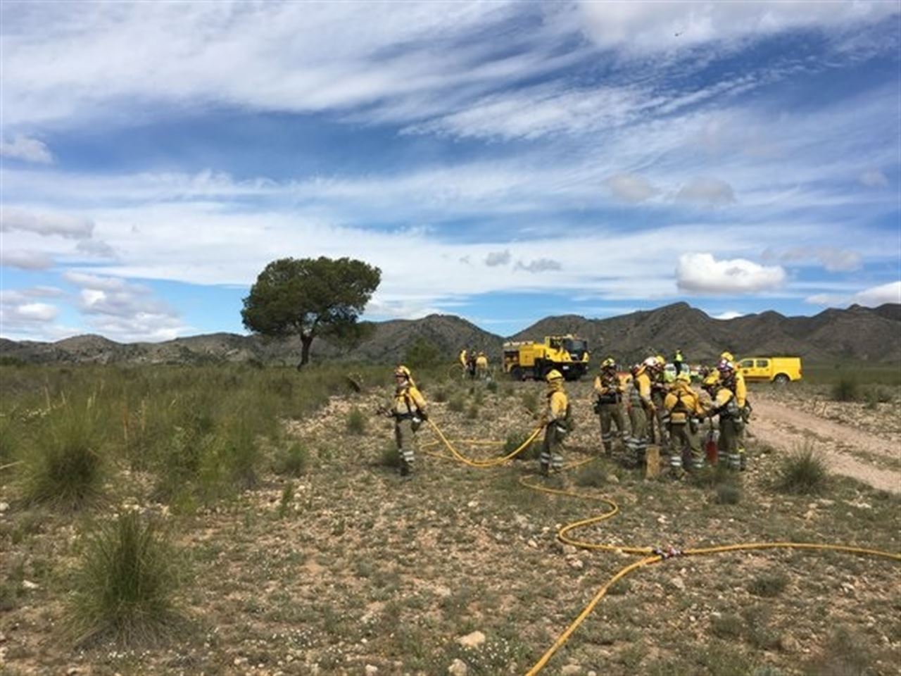 Preparación ‘anti-incendios’ en la Región de Murcia