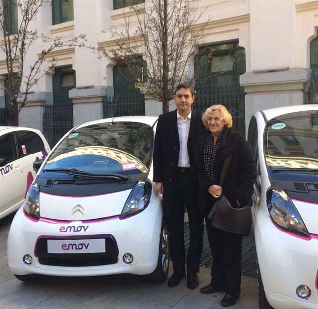 Emov incorpora 500 coches eléctricos para su alquiler en Madrid
