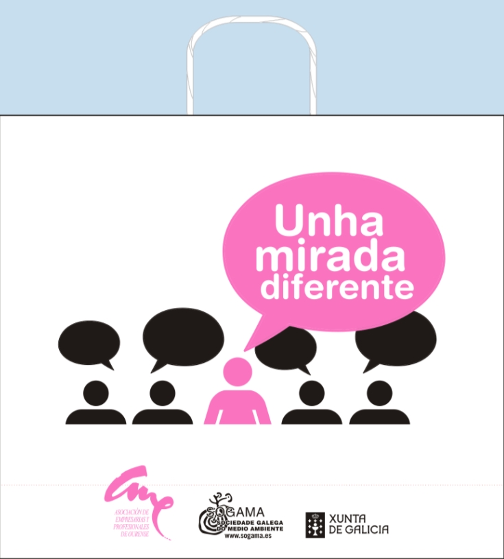 Ourense reparte 10.000 bolsas de papel reciclado suministradas por Sogama