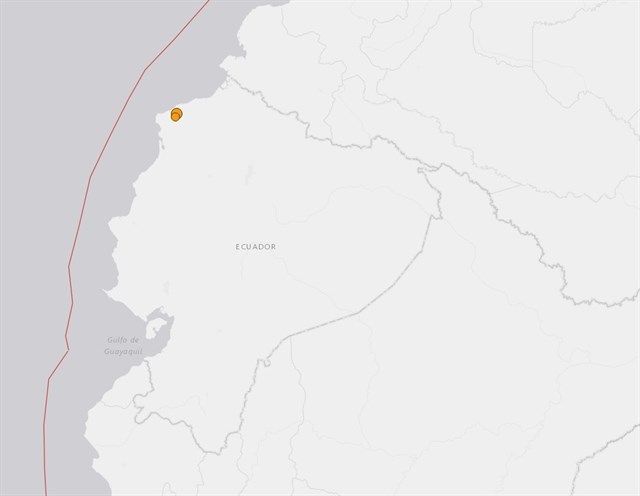 Terremoto en el noroeste de Ecuador