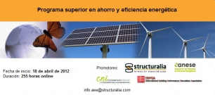 Programa superior en ahorro y eficiencia energética