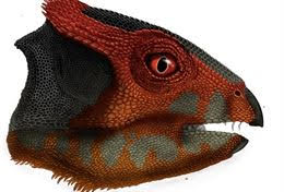 Dinosaurio con pico del tamaño de un perro