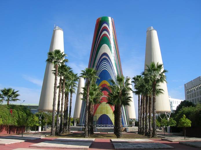 Debate sobre la movilidad en la isla de la Cartuja (Sevilla)