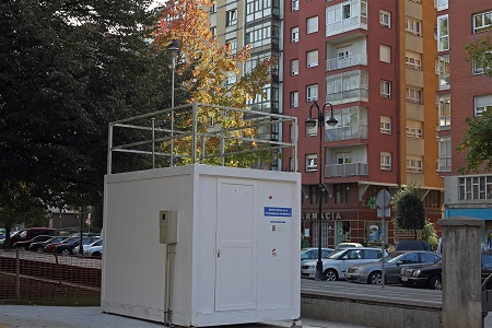 Asturias.  Otro día más que se dispara la contaminación en Gijón
