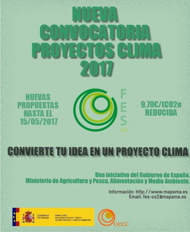 Lanzamiento Convocatoria Proyectos Clima 2017