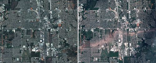 Imágenes de Pléiades. Moore (Oklahoma) desde el espacio