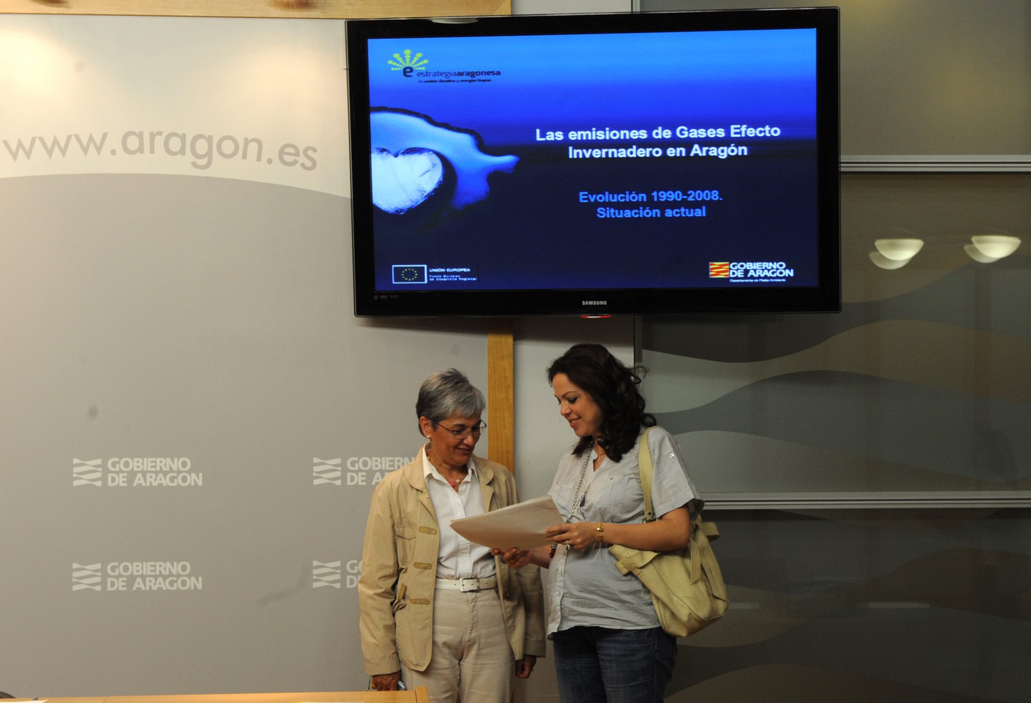 Marina Sevilla: “Aragón ha logrado producir más con menos emisiones”